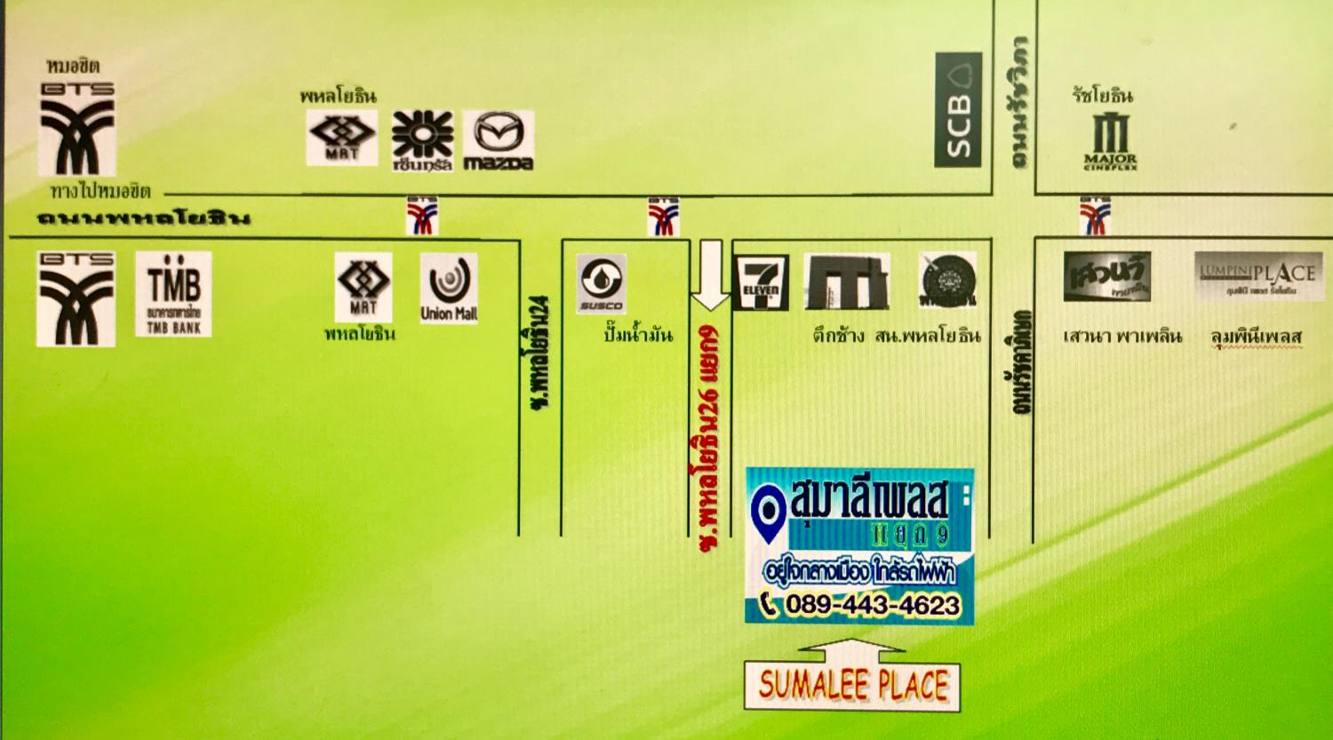 SUMALEE PLACE  near:bts & mrt 3500.