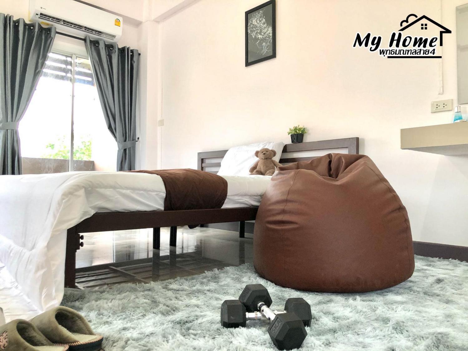 MY HOME อพาร์ทเม้นท์ (สร้างใหม่) พุทธมณฑลสาย4 ห้องแอร์ เน็ตแรง มีลิฟท์