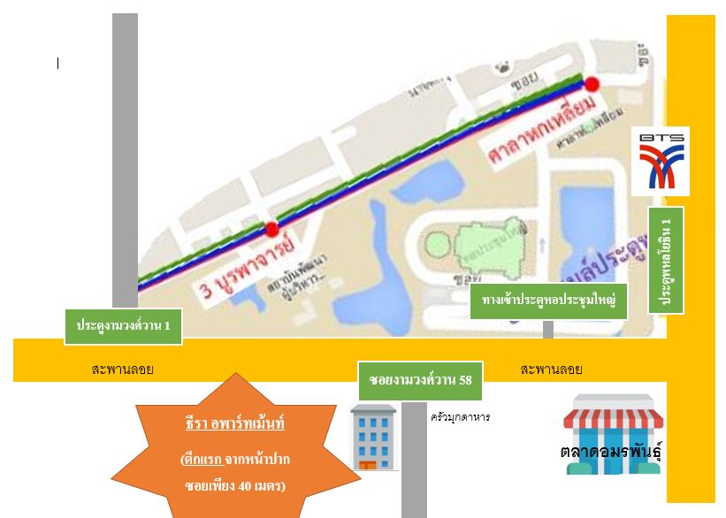 ธีรา อพาร์ทเม้นท์ (เดินไปม.เกษตร=5นาที/BTSม.เกษตรได้=10-15นาที) 照片 9