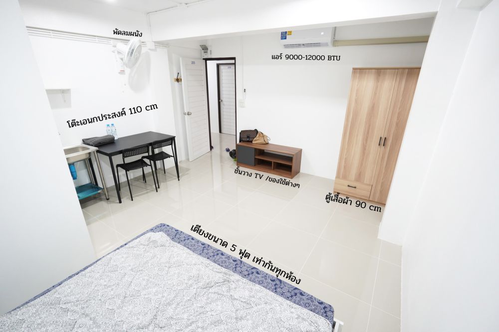 หอพักใหม่ **เดอะ คอนเนอร์ 3 iii อยู่เพชรเกษม 42 มหาวิทยาลัยสยาม โรงพยาบาลพญาไท 3 ท่าพระ เพชรเกษม ตลาดพลู บางหว้า photo 9